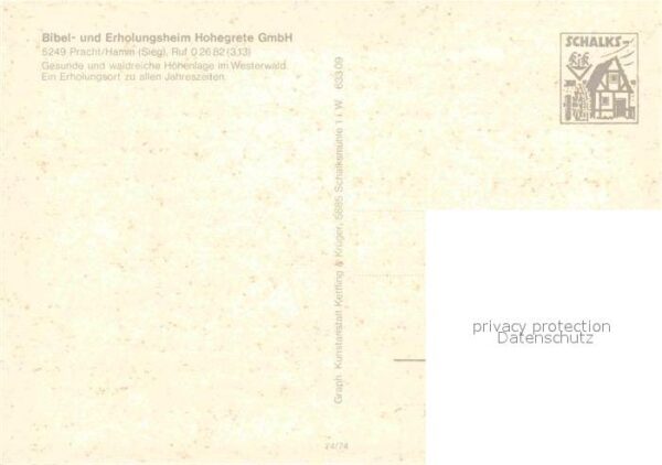 Pracht Hamm Bibel- und Erholungsheim Hohegrete GmbH – Bild 2