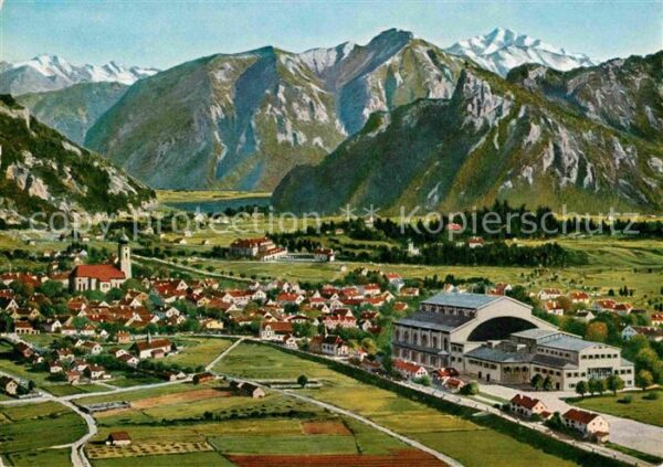 Oberammergau Fliegeraufnahme mit Kofel und Noth