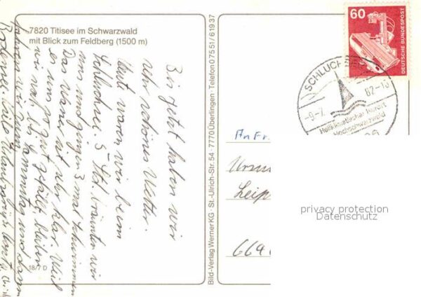 Titisee-Neustadt Fliegeraufnahme Seepartie mit Feldberg – Bild 2