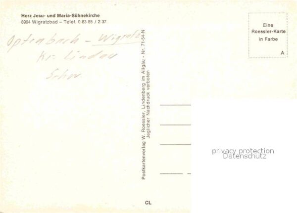 Wigratzbad Herz Jesu- und Maria-Sühnekirche – Bild 2