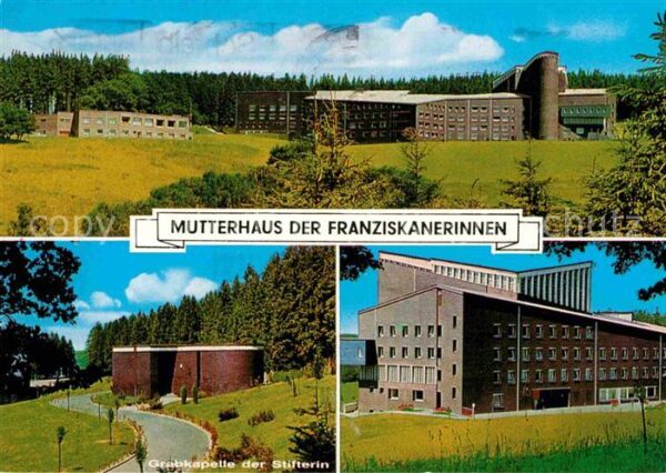Olpe Biggesee Mutterhaus der Franziskanerinnen Grabka