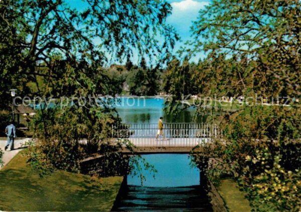 Bad Meinberg Kurpark mit Stausee