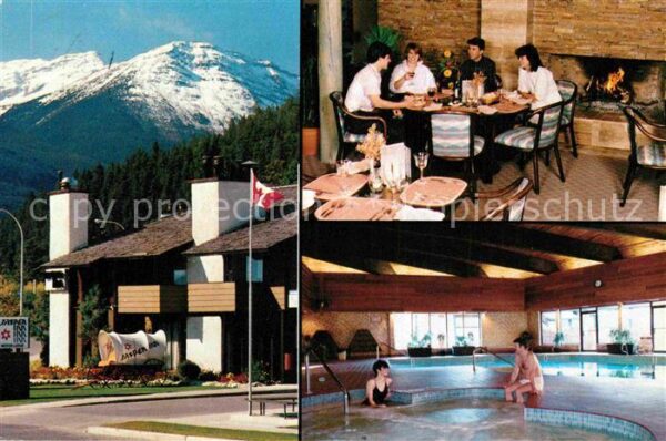 Jasper Alberta Hotel Jasper Inn Hallenbad Gastraum