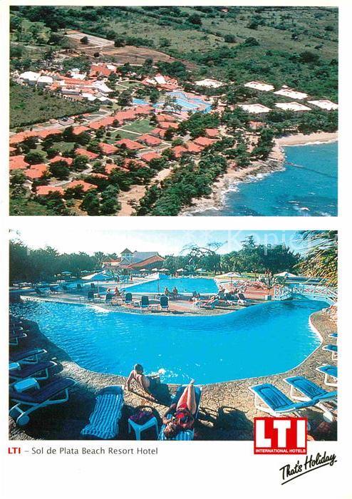 Dominikanische Republik Fliegeraufnahme Hotel Sol de Plata Beac
