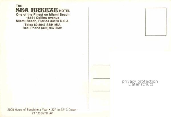 Miami Beach Sea Breeze Hotel – Bild 2