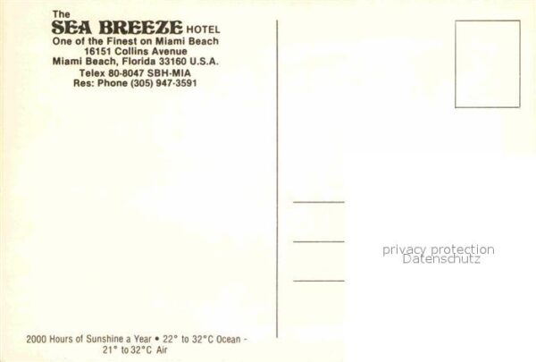 Miami Beach Hotel Sea Breeze – Bild 2