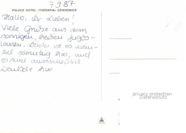 Crikvenica Kroatien Palace Hotel – Bild 2