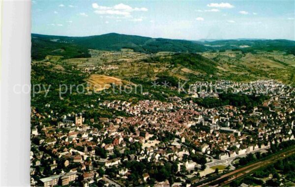 Bensheim Bergstrasse Fliegeraufnahme
