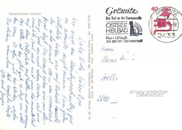 Groemitz Ostseebad Fliegeraufnahme – Bild 2