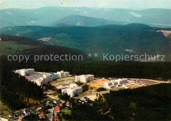 Hahnenklee-Bockswiese Harz Fliegeraufnahme Hochwald Ferienpark