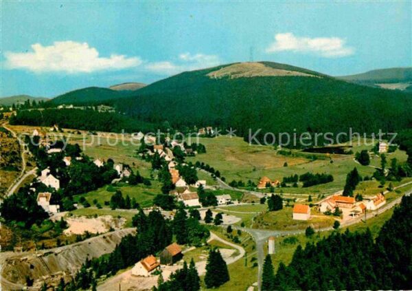 Hahnenklee-Bockswiese Harz Fliegeraufnahme