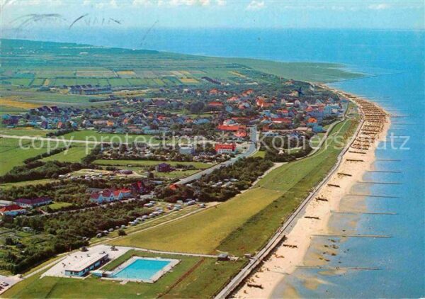 Cuxhaven Doese Nordseebad Fliegeraufnahme