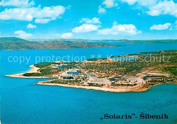 Sibenik Fliegeraufnahme Solaris