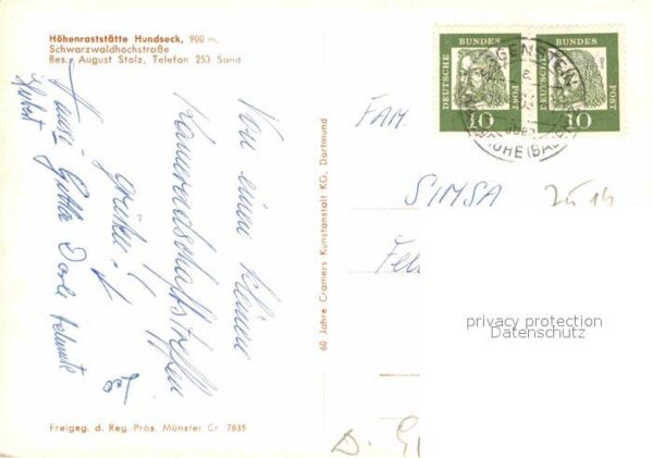 Schwarzwaldhochstrasse Höhengaststätte Hundseck – Bild 2