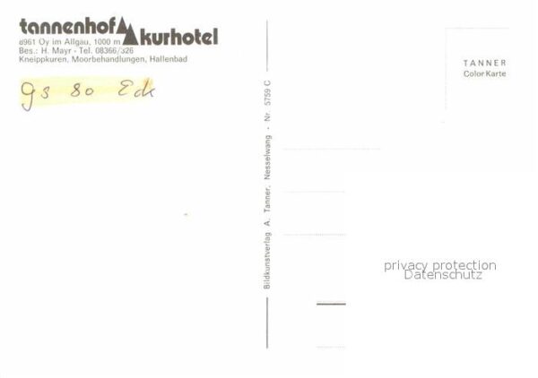 Oy Kurhotel Tannenhof – Bild 2