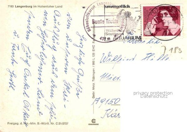 Langenburg Wuerttemberg Fliegeraufnahme – Bild 2