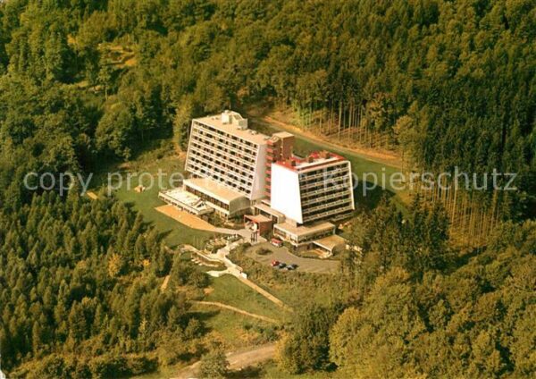 Bad Brueckenau Fliegeraufnahme Regena Sanatorium