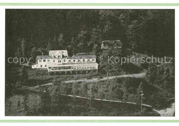 Biedenkopf Fliegeraufnahme Waldhotel Berggarten