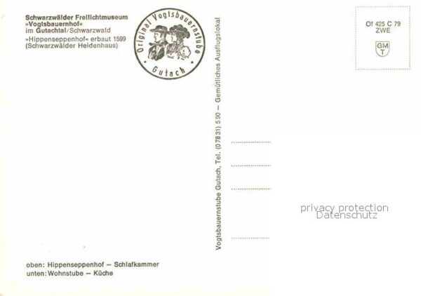Gutach Schwarzwald Schwarzwälder Freilichtmuseum Vogtsbaue – Bild 2