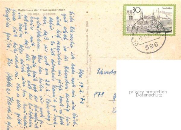 Olpe Biggesee Mutterhaus der Franziskanerinnen Grabka – Bild 2