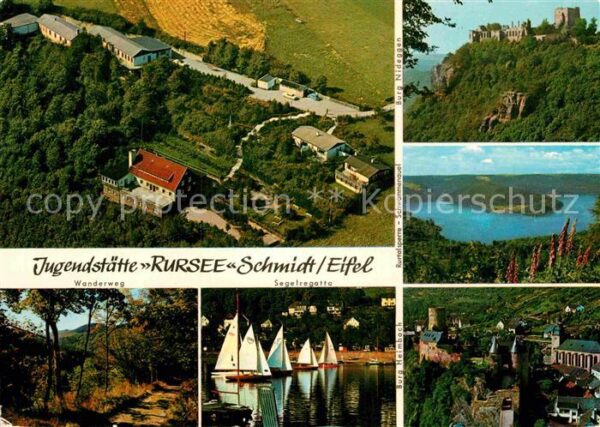 Merzenich Dueren Fliegeraufnahme Jugendstätte Rursee Bur