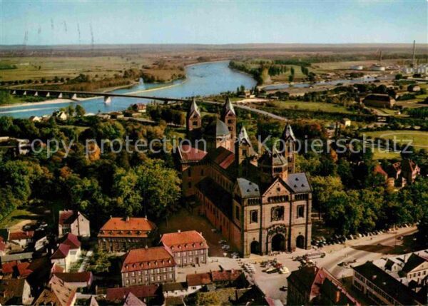 Speyer Rhein Fliegeraufnahme Dom
