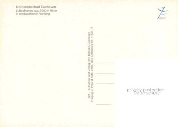 Cuxhaven Duhnen Nordseebad Fliegeraufnahme – Bild 2