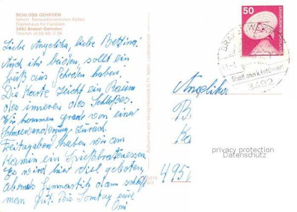 Brakel Westfalen Schloss Gehrden – Bild 2