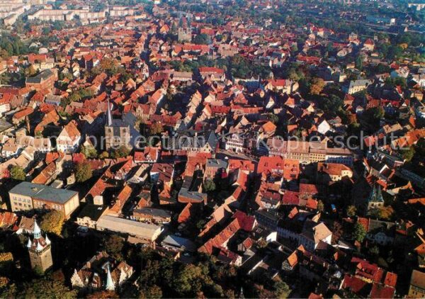 Quedlinburg Fliegeraufnahme
