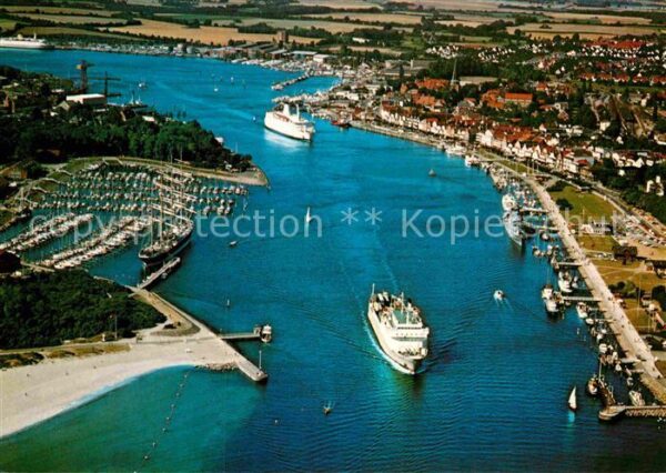 Travemuende Ostseebad Fliegeraufnahme