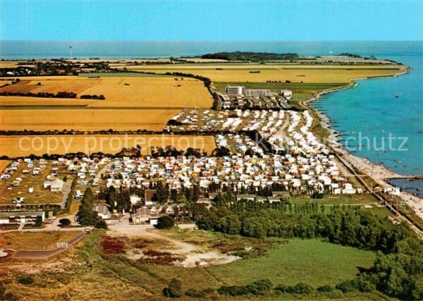 Fehmarn Fliegeraufnahme Campingplatz Menschendo