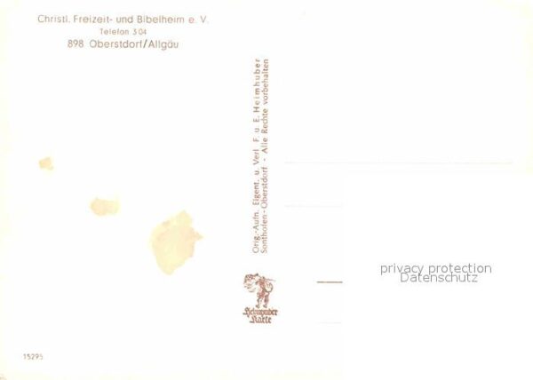 Oberstdorf Christliches Freizeit-und Bibelheim – Bild 2