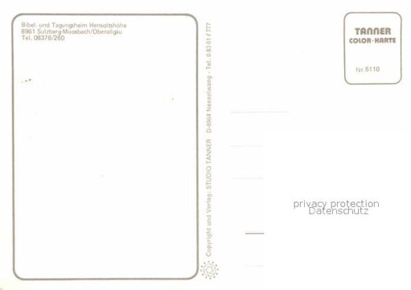 Sulzberg Allgaeu Bibel- und Tagungsheim Hensholtshöhe – Bild 2
