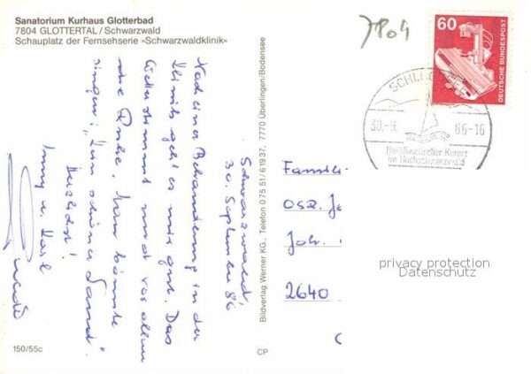 Glottertal Sanatorium Kurhaus Glotterbad – Bild 2