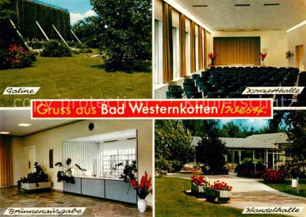 Bad Westernkotten Saline Brunnenausgabe Wandelhalle Konze