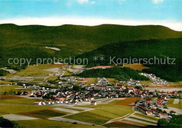 Lam Oberpfalz Panorama Wald mit Schwarzeck