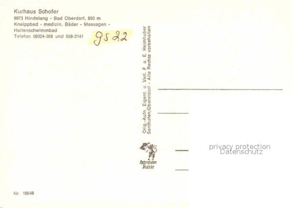 Hindelang Kurhaus Schofer – Bild 2