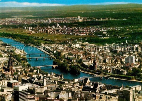 Frankfurt Main Fliegeraufnahme