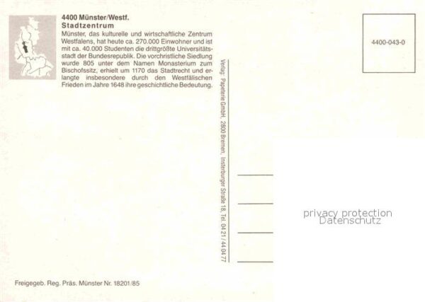 Muenster Westfalen Fliegeraufnahme Stadtzentrum – Bild 2