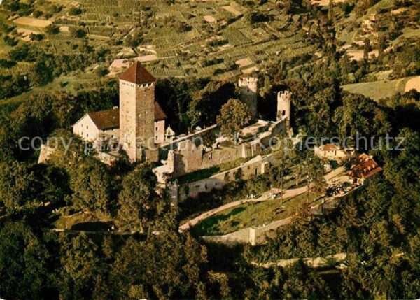 Heppenheim Bergstrasse Fliegeraufnahme BurgCafe Greifvogelwart