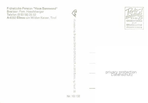 Ellmau Tirol Pension Haus Sonnwend – Bild 2