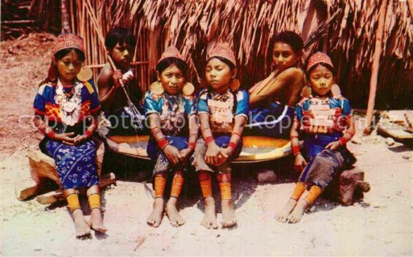 San Blas Children dressed for a festival