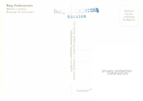 Burg Hochosterwitz Fliegeraufnahme und Burgvogt 16. Jahrhu – Bild 2