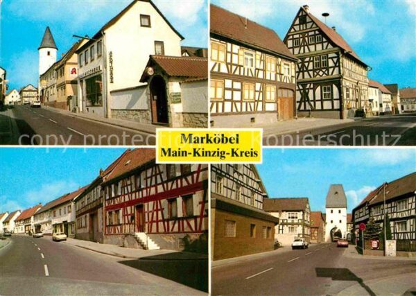 Markoebel Ortspartien mit Fachwerk