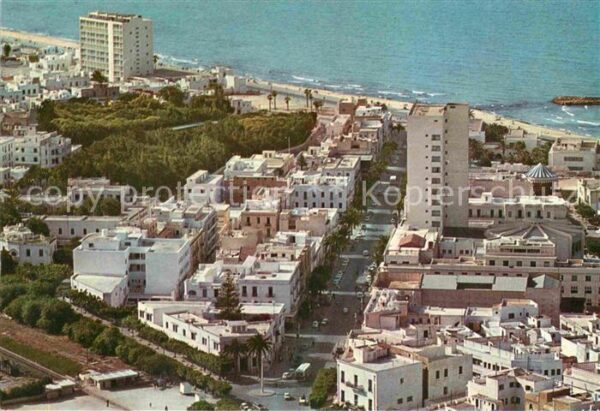 SOUSSE  Tunesie Fliegeraufnahme Avenue Bourguiba