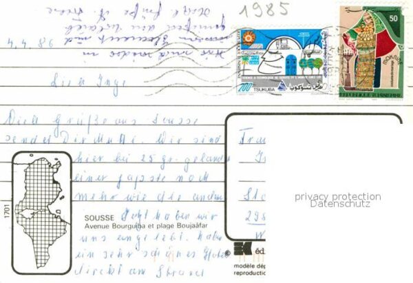 SOUSSE  Tunesie Fliegeraufnahme Avenue Bourguiba – Bild 2