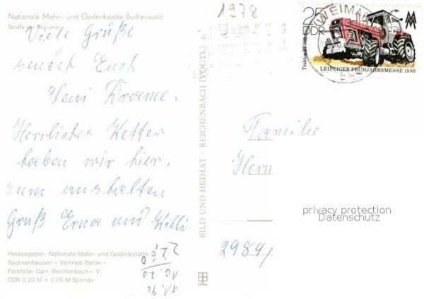 Buchenwald Weimar Mahn- und Gedenkstätte Strasse der Nati – Bild 2