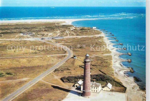 Skagen Fliegeraufnahme mit Leuchtturm