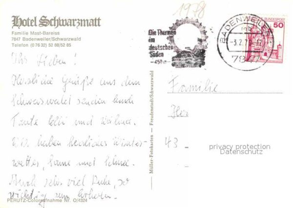 Badenweiler Hotel Schwarzmatt Restaurant – Bild 2