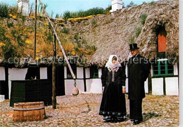 Daenemark Insel im Kattegat Museumsgaarden Byrum